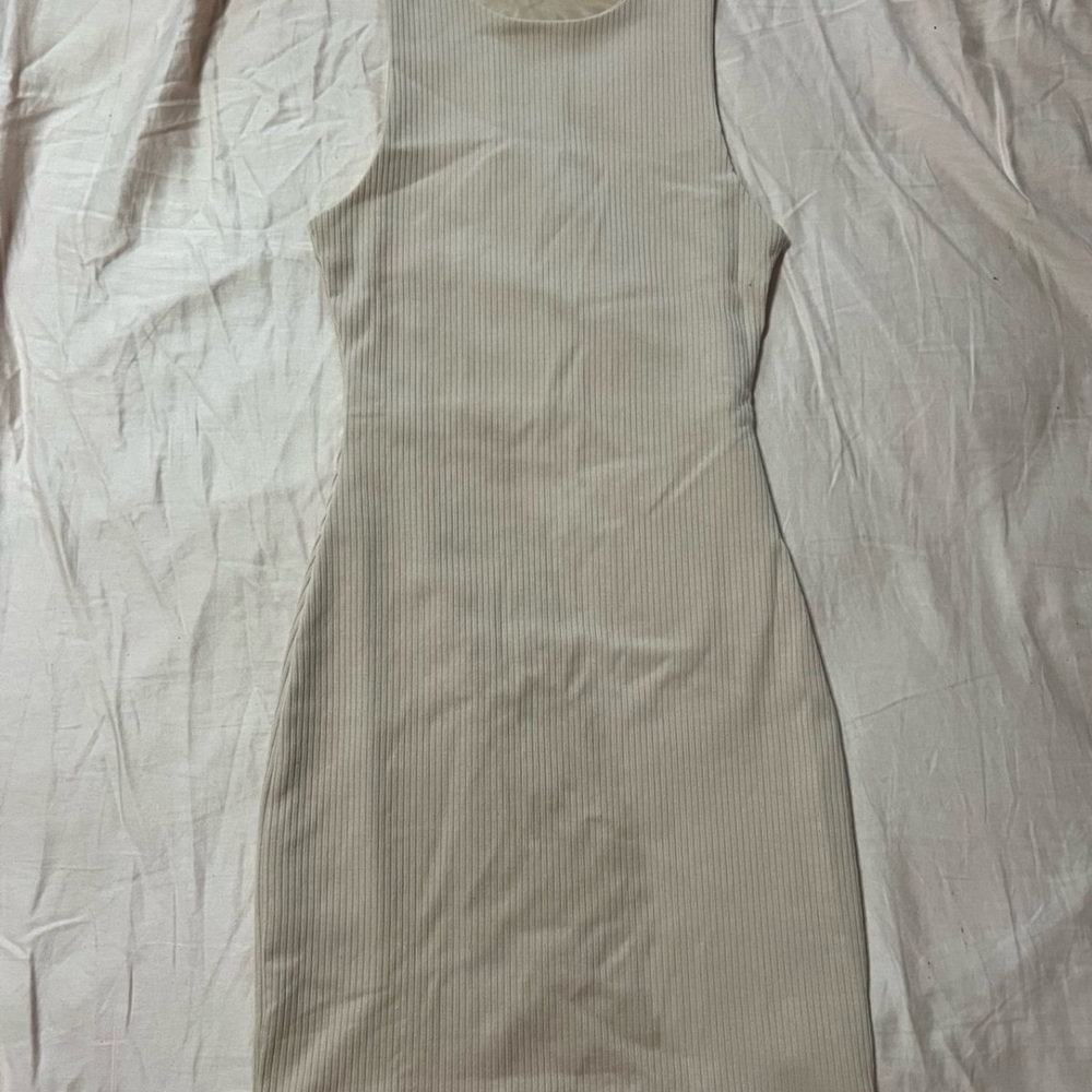 MESHKI KNIT SCULPT DRESS